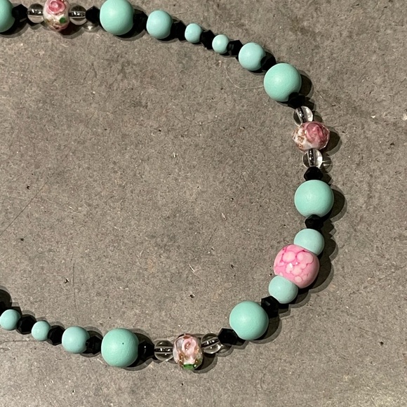 Phone String!! 🌹Rose🌹& Black Swarovski Theme! - Picture 5 of 10